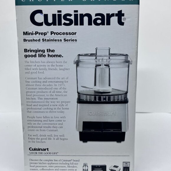 Cuisinart DLC-1SS Mini-Prep Food Processor - Stainless Steel - Picture 2 of 6